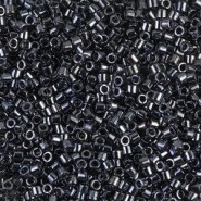 Miyuki delica beads 10/0 - Opaque gunmetal DBM-1